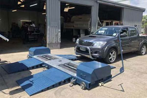 Wurkprinsipe fan Car Brake Tester